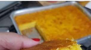 Bolo de milho com leite de coco