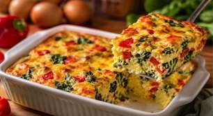 Omelete de forno: a receita saudável e prática que facilita qualquer refeição do dia