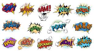 Como o cérebro "ouve" palavras visuais: a neurociência das onomatopeias como POW! e BAM! em quadrinhos