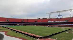São Paulo inicia retirada do gramado do Morumbis durante pausa para a Copa