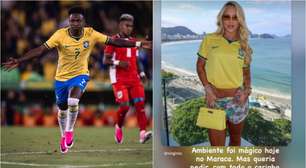 Vini Jr. toma atitude após torcida ofender Virginia durante jogo da Seleção