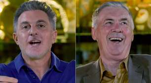 Luciano Huck faz Ancelotti chorar e comete erro imperdoável no Domingão