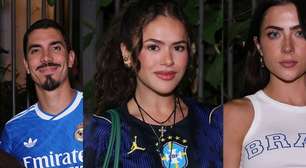 Brazilcore começou: às vésperas da Copa do Mundo 2026, Jade Picon e Maisa Silva entram na tendência para jogo; Gi Lancellotti e Gabriel David combinam look com blusa do Real Madrid; fotos!