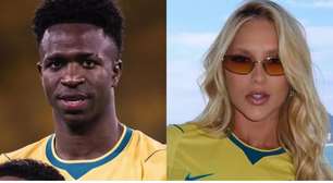 Vini Jr. faz apelo após Virginia ser xingada em estádio: 'Vamos juntos'