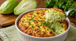 Suflê de chuchu fit: a receita leve e fofinha que transforma um legume simples em uma refeição deliciosa