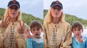 Mini Virginia? Filha da influenciadora surge em trend e tamanho choca fãs: 'Vai com calma'