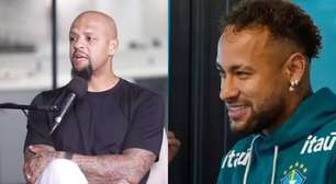 Santos FC: Felipe Melo defende Neymar ao vivo e cala críticas na TV