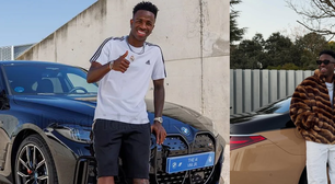 Lamborghini de R$ 4 milhões, Maybach raro e BMW elétrico: Vini Jr. tem coleção milionária de carros, mas não dirige nenhum por motivo curioso