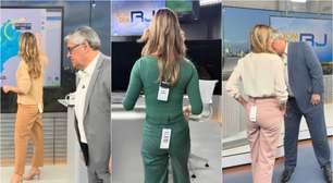 Apresentadora da Globo explica por que só usa roupas com etiquetas penduradas em telejornal