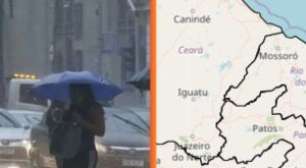 Alerta de perigo: Inmet prevê chuva forte em PE, AL, PB e RN até quarta (3); veja áreas afetadas