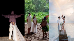 Do Cristo Redentor à Floresta Amazônica: conheça lugares onde famosos escolheram se casar