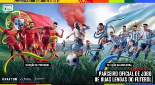 PUBG Mobile traz seleções nacionais para dentro do jogo na temporada Flame on Football
