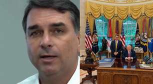 Flávio Bolsonaro diz que pediu 'expressamente' a Trump para não taxar empresas brasileiras