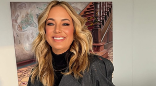 Ticiane Pinheiro entra na tendência da cor cinza com conjunto estiloso de R$ 2,5 mil