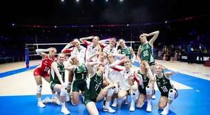 VNL começa com tie-break e vitória da Polônia