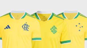 Clubes apostam nas cores da Seleção Brasileira para lançar coleções especiais
