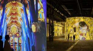 1500 m², projeções 360° e mais: 5 motivos para não perder 'Klimt e Gaudí', exposição imersiva mais vista do mundo, com + de 5 milhões de público em Paris, Nova York, Amsterdã e Seul