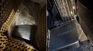 Homem pagou US$ 23 por gabinete de PC em leilão: dentro dele, descobriu um processador de 24 núcleos e uma placa de vídeo RTX 3080 Ti