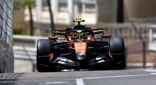 F1: McLaren enfrenta problemas e fica mais de um segundo atrás no TL2 em Mônaco