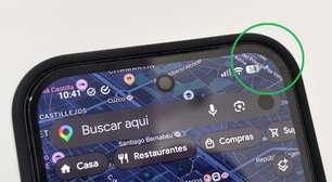 O que é aquele ponto azul na parte superior do seu celular Android?