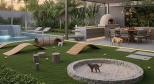 Quintal 'pet friendly' une segurança animal e estética moderna