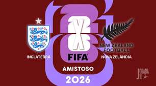 Inglaterra x Nova Zelândia, AO VIVO, com a Voz do Esporte, às 16h