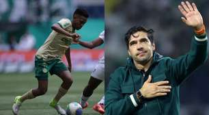 Palmeiras: Estêvão exalta Abel Ferreira e revela admiração pelo técnico "Pessoa espetacular"