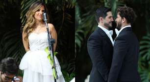 Wanessa Camargo canta Billie Eilish no casamento de Igor Cosso e Heron Leal