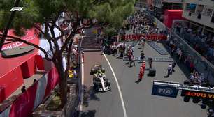 F1: Bortoleto tem problemas na saída dos boxes antes da largada do GP de Mônaco