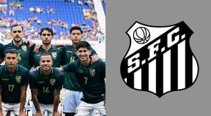 Dupla do Santos FC participa de derrota da Bolívia para rival do Brasil