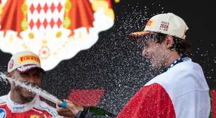 F1: Antonelli comemora vitória em Mônaco com salto no mar