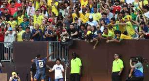 Endrick celebra gol e relembra ausência na Seleção: "Pior coisa para jogador"