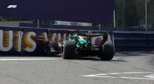 F1: Stroll bate e provoca bandeira amarela no GP de Mônaco