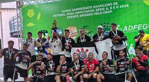 Corinthians celebra sexto título no Campeonato Brasileiro de Futebol de Amputados