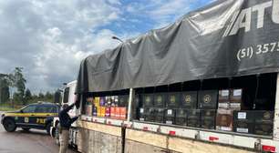 Motorista é preso em flagrante com carga de bebidas importadas avaliada em R$ 300 mil na BR-290