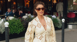 Juliana Paes entra na moda do boho chic em Paris com blusa em bordado inglês de R$ 7,4 mil