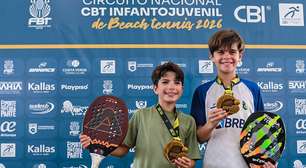 Baianos levam três títulos em Salvador e saem com saldo positivo em etapa do Circuito Nacional CBT Infantojuvenil de Beach Tennis