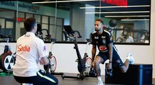 Neymar apresenta evolução em recuperação, mas segue sem prazo para voltar aos treinos