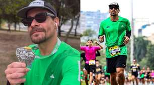 Thiago Martins celebra primeira corrida após infecção pulmonar: 'Cuidar de mim'