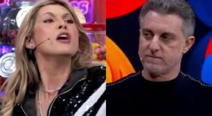 Lívia Andrade expõe bastidores com Luciano Huck no 'Domingão' e dispara: 'Deu...'