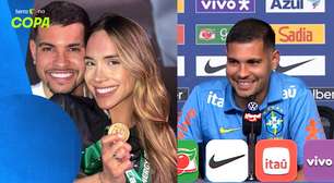 Bruno Guimarães relembra bronca de esposa: 'Me colocou na linha'