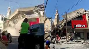 Vídeo registra momento em que prédios desabam após terremoto de magnitude 7,8 nas Filipinas