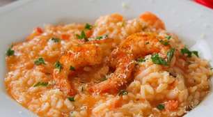 Risoto de camarão perfeito e cremoso, igual ao de restaurante, para você arrasar em casa