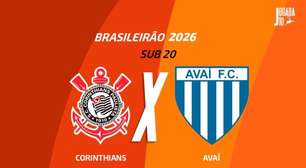 Corinthians x Avaí (Sub-20): onde assistir, escalações e arbitragem