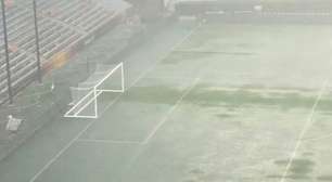 Estádio de amistoso da Argentina é tomado pela chuva nos EUA