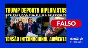 Trump não deportou 'diplomatas petistas'; imagem de deputados chorando foi feita com IA