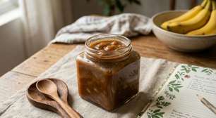 Doce de banana sem açúcar: a receita caseira que surpreende pelo sabor e simplicidade