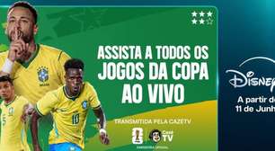 CazéTV renova acordo com o Disney+; plataforma exibirá a Copa do Mundo