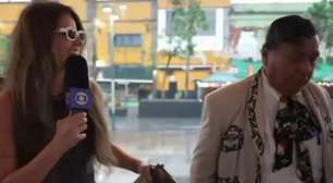 Repórter da Globo recebe arma ao vivo e reage de forma inusitada durante cobertura da Copa
