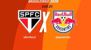 São Paulo x RB Bragantino (Sub-20): Onde assistir, escalações e arbitragem